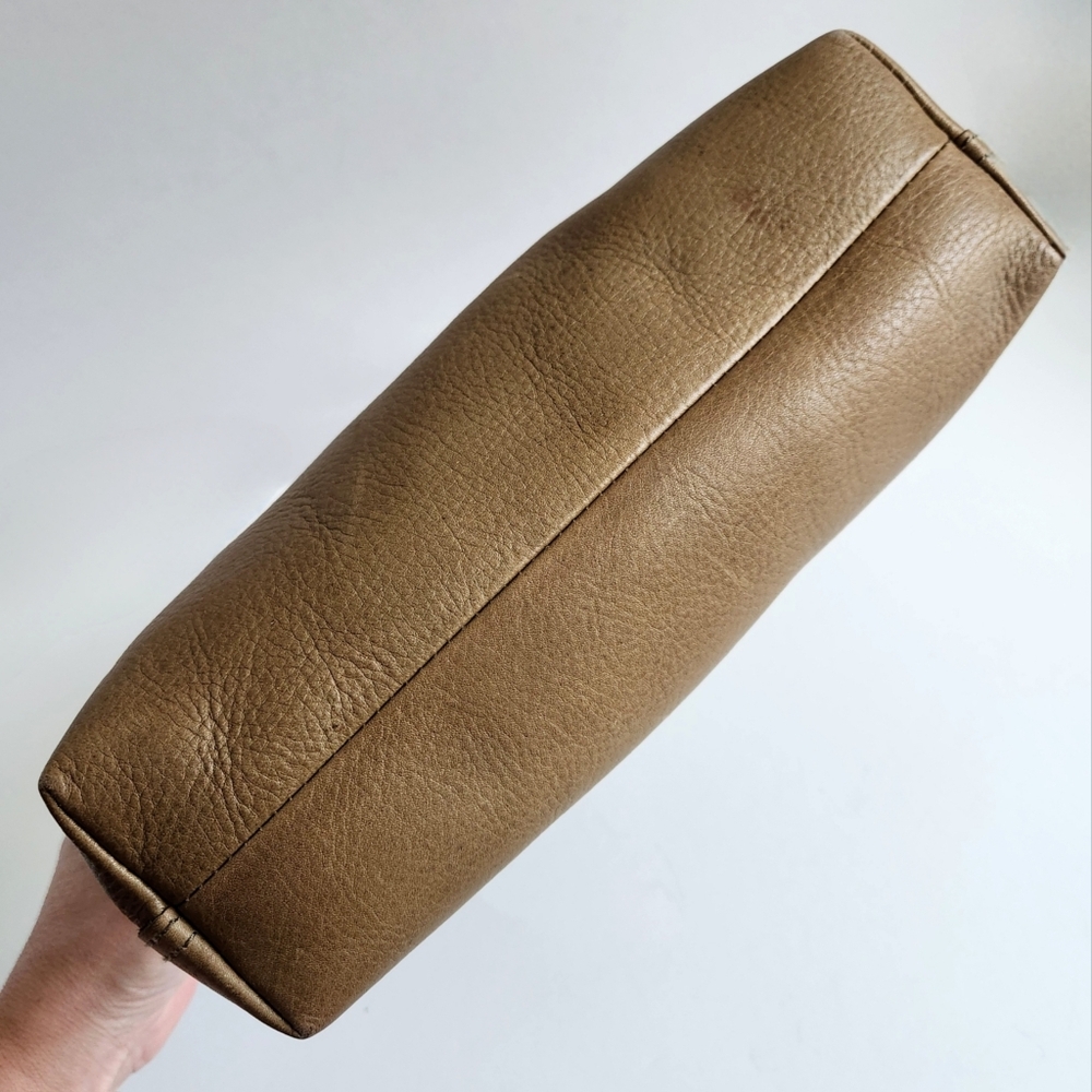 Madewell Transport Neutral Olive Leather Bag With Removable Crossbody Strap - Picture 14 of 16